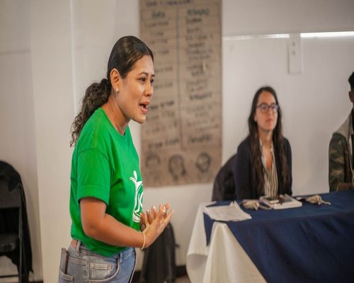 Participants present a fictional route design